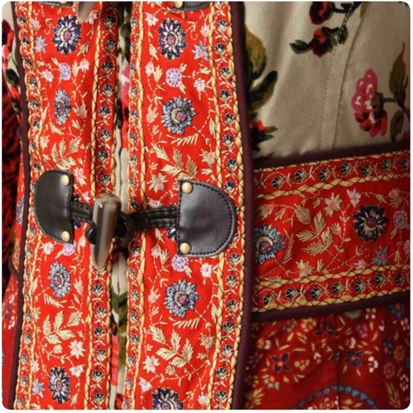 Anthropologie Karelia Tapestry Coat 0 - Picture 2 of 11